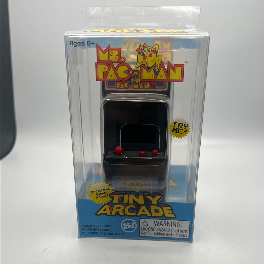 NIB Ms. Pac-Man Tiny Arcade Game